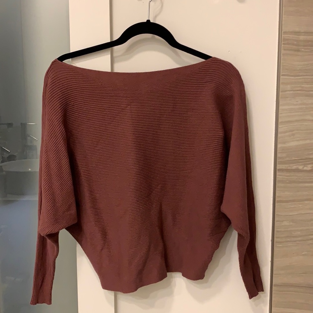 Off the shoulder sweater